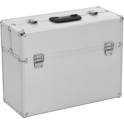 Afbeelding van vidaXL Gereedschapskoffer 47x36x20 cm aluminium zilverkleurig