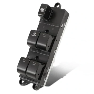 Afbeelding van MangWany Elektrische raamknop voor links compatibel met Nissan Navara D40 Qashqai Pathfinder 2004 2016 25401 EB30B JD001