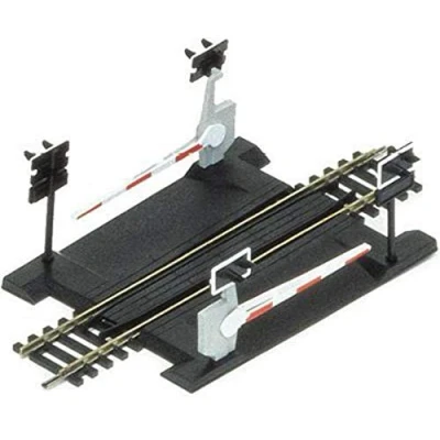 Afbeelding van Spoorwegovergang enkel spoor 1:76 kerst