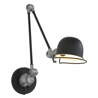 Afbeelding van Wandlamp Mexlite Davin Zwart
