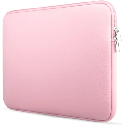 Afbeelding van Laptophoes Laptop sleeve 14 inch Laptoptas geschikt voor Macbook, en Chromebook Roze