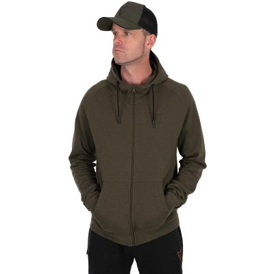 Afbeelding van Fox Collection LW Hoody Green &amp; Black Vis trui L