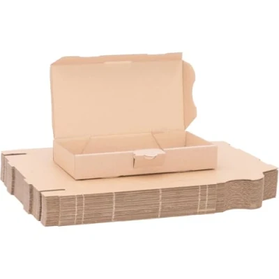 Afbeelding van verpacking Maxibrief MB 0 vouwdozen, 180 x 100 30 mm, bruin, binnenafmetingen 176 96 27 50 stuks