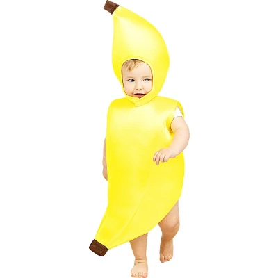 Afbeelding van FUNIDELIA Bananpak Bananen kostuum voor baby 0 6 mnd (50 68 cm) Geel