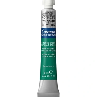Image de Winsor &amp; Newton Cotman Aquarelle Tube 8ml Vert Intense