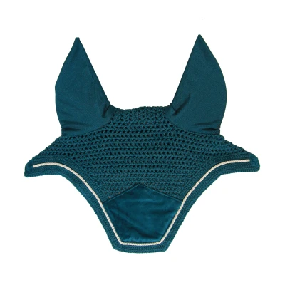 Image de Kentucky Bonnet Anti Mouches Wellington Velours Emeraude Cob