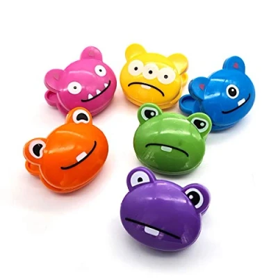 Image de BAG CLIPS CRAZY MONSTERS SET OF 6