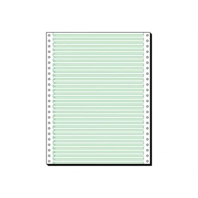 Image de sigel papier listing sans fin, 240 x 30,48 cm (12&quot;), A4, simple, vert, 2000f