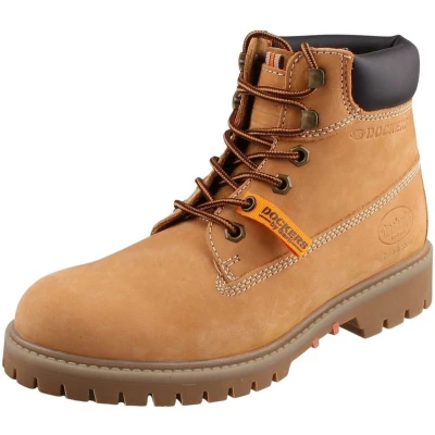 Afbeelding van Dockers by Gerli man rangers, meneer enkellaarsjes, Oranje Gouden Tan 910