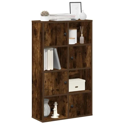 Afbeelding van vidaXL Boekenkast 60x24x101,5 cm bewerkt hout gerookt eikenkleurig
