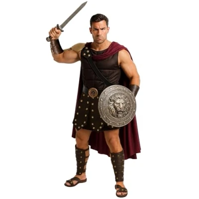 Afbeelding van Morph Kostuums Romeins kostuum voor heren, Legionair, gladiatorkostuum Spartan carnavalskostuum Halloween, maat XL