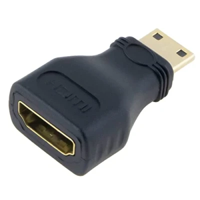 Afbeelding van SeKi 85117 HDMI A Female naar Mini Type C Male Vrouwelijke Mannelijke Adapter Vergulde Connectoren Zwart