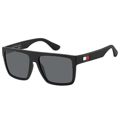 Afbeelding van Tommy Hilfiger Zonnebril Th 1605/S 003 IR Mat Zwart Grijs Blauw