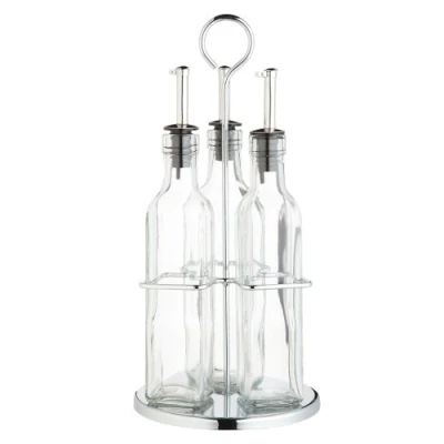 Afbeelding van KitchenCraft Olie en Azijn Set, 3 Stuks, 0.27 L, Glas KitchenCraf