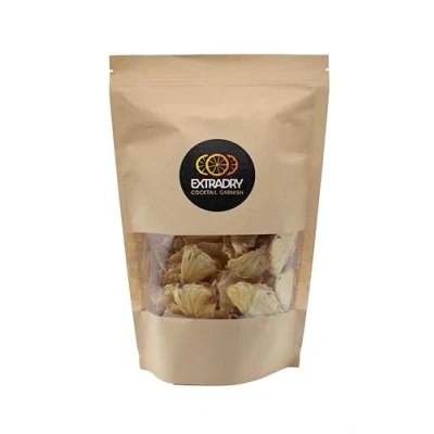 Afbeelding van Extra Dry Gedroogde ananas voor cocktail, 65 1/2 plakjes gedehydrateerde ananas, groot zakje 168 g ananasringen, 100% natuurlijk, gedroogd fruit zonder suiker