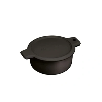 Afbeelding van KitchenCraft Microwave Grillpan en bruiningsschaal, snel koken, geschikt voor levensmiddelen, robuust licht, 26 x 29 9 cm, zwart