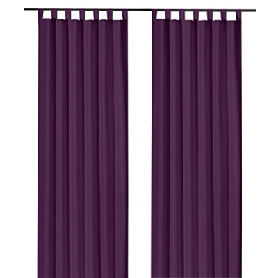 Afbeelding van Gordijn met ogen, paars ondoorzichtig maar lichtdoorlatend H x B 245 140 cm