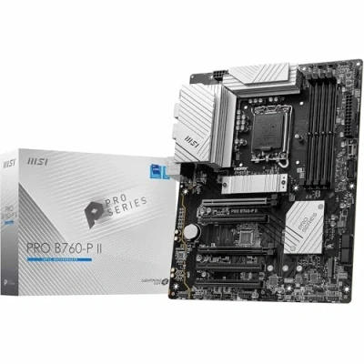 Image de MSI PRO B760 P II carte mère ATX Socket LGA1700 Chipset USB 3.2 Gen 1, C Gen2 2.5 Gigabit LAN graphique embarquée (unité centrale requise) audio HD (8 canaux)