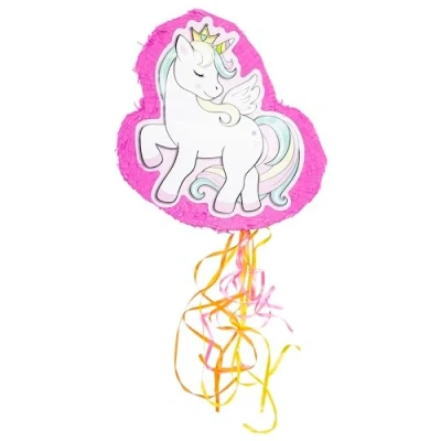 Afbeelding van Amscan Uitvouwbare piñata unicorn 43 cm x 41