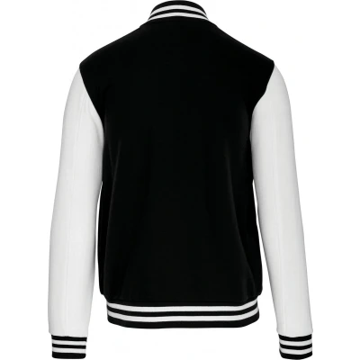 Afbeelding van Kariban College jacket unisex K497 Black / White