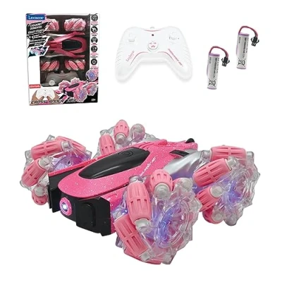 Image de Voiture télécommandée Lexibook Crosslander® 360+ Tout terrain lumineuse Rose
