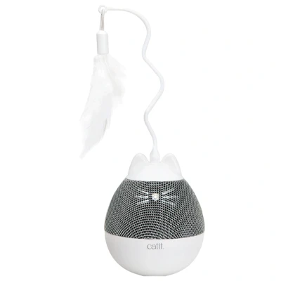 Afbeelding van Catit Pixi Spinner Kattenspeelgoed Wit Grijs