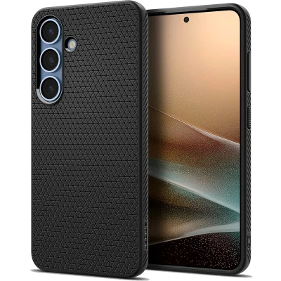 Afbeelding van Spigen Liquid Air TPU Back Cover Zwart Samsung Galaxy S25