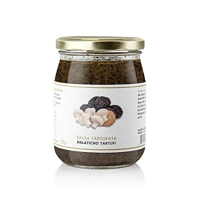 Afbeelding van Salsa Tartufata (truffelsauce) met 10% zomertruffel, Palaticho Tartufi, 500 g