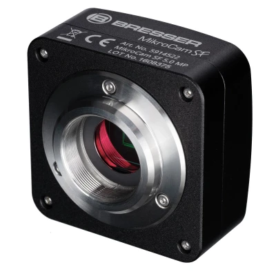 Afbeelding van Bresser Microscoopcamera MikrcoCam SF 5.0 MP C Mount Schroefdraad Meerdere Oculair Adapters