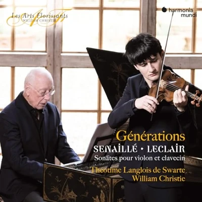 Afbeelding van Theotime Langlois De Swarte William Generations Senaille &amp; Leclair S (CD)