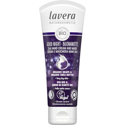 Afbeelding van Lavera Good night 2 in 1 handcreme &amp; masker bio EN IT 75 Milliliter