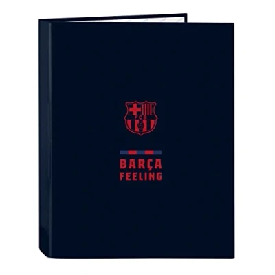 Afbeelding van Ringmap F.C. Barcelona Marineblauw A4 (26.5 x 33 4 cm)
