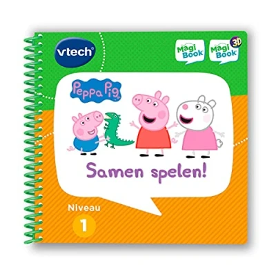 Afbeelding van VTech MagiBook Activiteitenboek Peppa Pig Cadeau Samen Spelen! Educatief Speelgoed Niveau 1 2 tot 5 Jaar