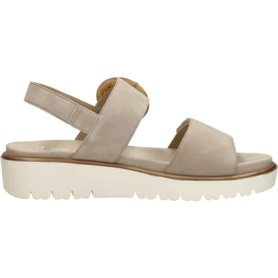 Afbeelding van Ara Bilbao S Sandalen Plat beige Maat 43