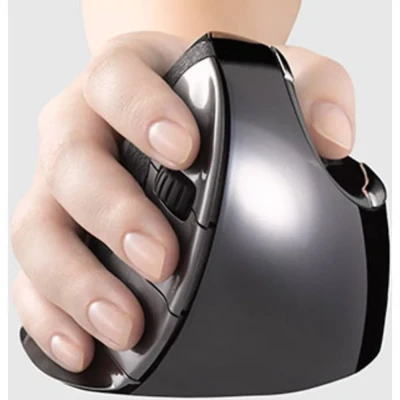 Afbeelding van Evoluent D Medium Ergonomische muis Radiografisch Laser Zwart 6 Toetsen Ergonomisch