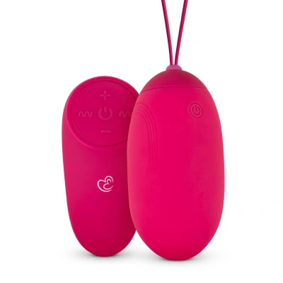 Afbeelding van XL Vibratie ei Met Afstandsbediening Roze Waterproof Siliconen Vibrerend