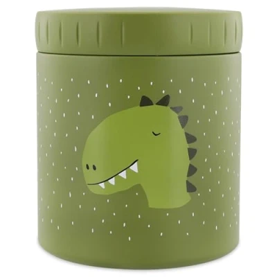 Image de Trixie Boîte à Repas Isotherme en Acier Inoxydable 500ml Récipient Alimentaire pour Déjeuner/Goûter (Mr. Dino (Dinosaure))