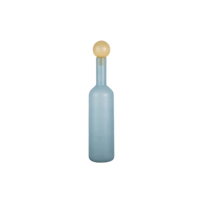Afbeelding van Present Time Vaas Alegre Botellin Large soft blue &amp; yellow