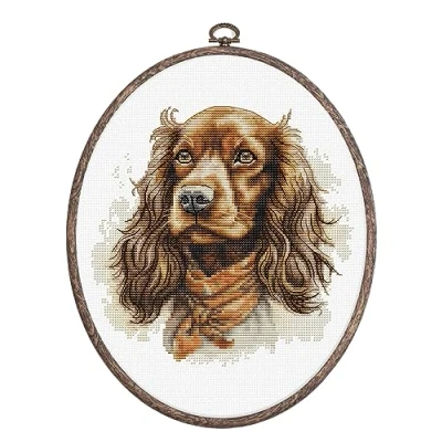 Afbeelding van Luca S The Cocker Spaniel borduren (pakket) BC223