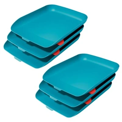 Afbeelding van Leitz Cosy 53580061 brievenbak, A4, zacht, blauw, 6 stuks