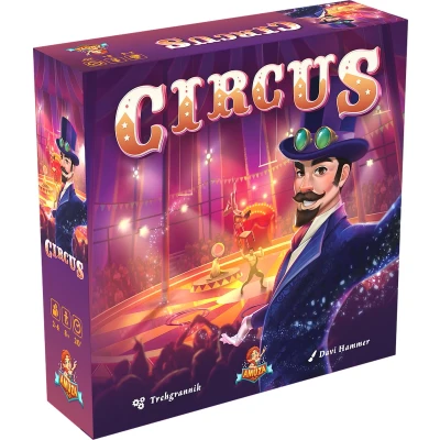 Afbeelding van Amuza Circus Bordspel NL/FR 2 tot 4 spelers 20 minuten