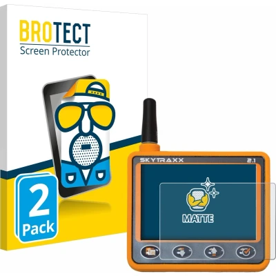 Afbeelding van BROTECT Screenprotector voor Skytraxx 2.1 Vario Folie Beschermfolie matte (2 Stuks)