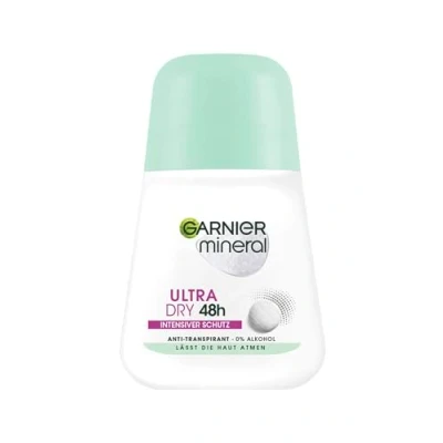 Afbeelding van Garnier Anti transpirant, intensieve bescherming tegen lichaamsgeur en okselvocht, werkt tot 48 uur, UltraDry Mineral, 1 x 50 ml
