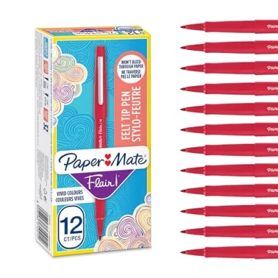 Afbeelding van Fineliner Paper Mate Flair original rood 1.0mm