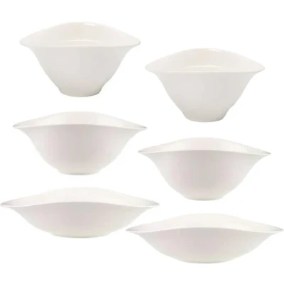 Afbeelding van Villeroy &amp; Boch Vapiano Serviesset 6 delig Gebroken Wit