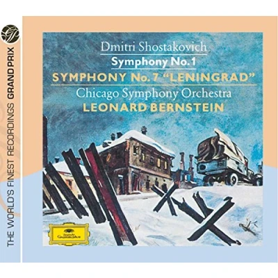 Afbeelding van Chicago Symphony Orchestra, Leonard Bernstein Shotakovich: Symphonies Nos.1 &amp; 7 &#039;Leningrad&#039; (2 CD)