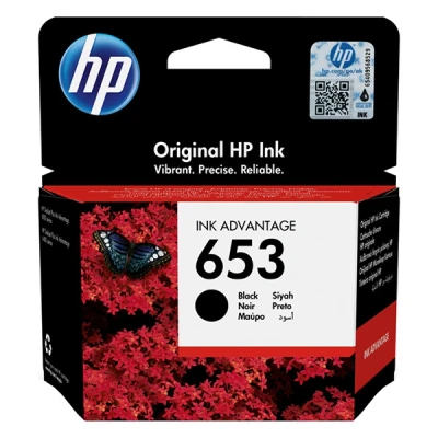Image de HP 653 6 ml noir original Ink Advantage cartouche d&#039;encre pour DeskJet 2776 2374; Plus 6075 64XX