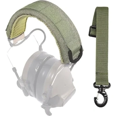 Afbeelding van DONGKER tactische helmhoes, modulaire helm met D ring voor oorbescherming, microfoon,