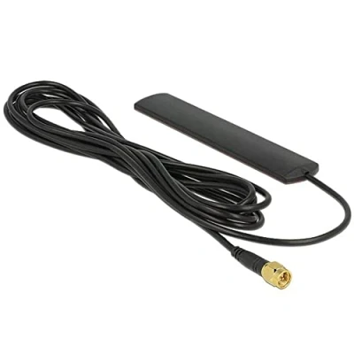 Afbeelding van DeLOCK LTE antenne met SMA (m) connector 3 dBi / zwart meter