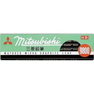Afbeelding van Mitsubishi K9800HB bureaupotloden, 12 stuks